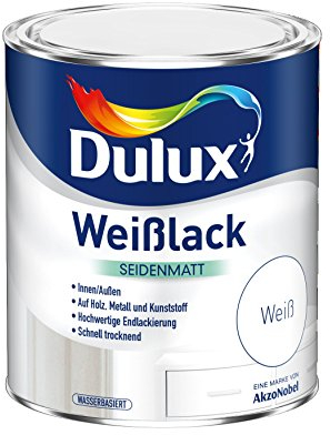 Dulux Lack seidenmatt wasserbasiert 2,500ml, weiß