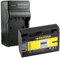 PATONA 3en1 Chargeur + NP-FH50 Batterie Rechange pour Sony NP-FH30 NP-FH40 NP-FH60 NP-FH70 NP-FH100 NP-FP30 NP-FP50 NP-FP51 NP-FP60 NP-FP61 NP-FP70 NP-FP71 FP90 NP-FP91 Battery