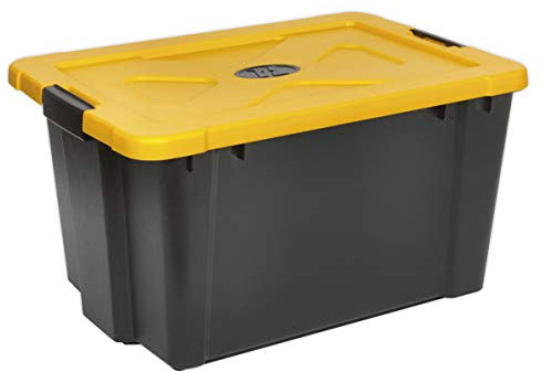 Sealey Apb54 Composite Stackable Storage Box With Lid 54Ltr