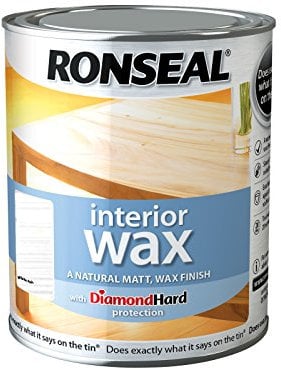 Ronseal IWWA750 750 ml Interior Wax - White Ash
