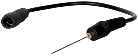SW-Stahl 32225L-13 Prüfkabel mit Punktiernadel, schwarz, 220 mm | Auto Diagnosekabel für die Kfz Elektrik - Testleitung für Fahrzeugdiagnose - Punktierprüfkabel mit Nadel - Messleitung
