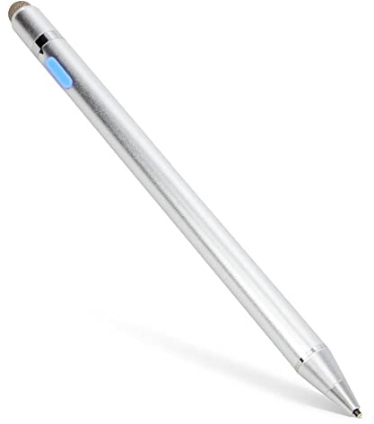 BoxWave Stylus Pen for iPad Pro 10.5 (2017) (Stylus Pen by BoxWave) - AccuPoint Active Stylus, Electronic Stylus with Ultra Fine Tip - Metallic Silver
