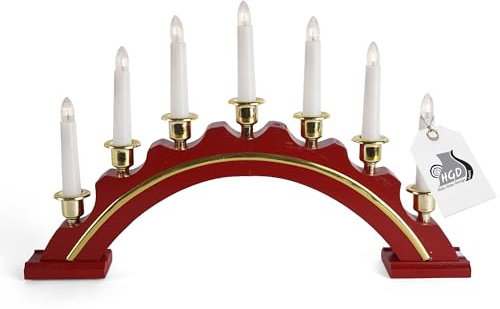 Lichterbogen-LED, halbrund, rot,