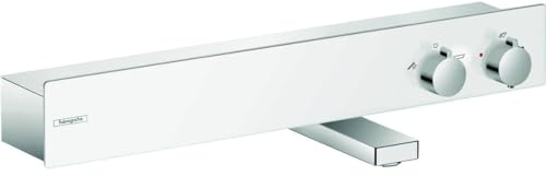 hansgrohe Wannenthermostat ShowerTablet 600 Aufputz, Weiß/Chrom
