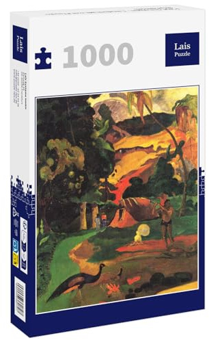 Lais Puzzle Paul Gauguin - Landschaft mit Pfauen (Matamoe) 1000 Teile