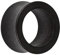 Treuheld® | 8mm Ohr Flesh Tunnel | Holz | Schwarz | Organic | Double Flared Ohrtunnel | hautfreundlich, atmungsaktiv & antiallergen | Damen + Herren