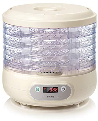 LTLWSH Food Dehydrator 5 Tray 35~70℃ Temperature Setting, Max 72h, Fruit Dryer Machine Dehydrator Machine for Fruit, Vegetables, Meats and Chili BPA-Free