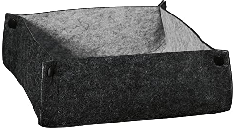 ASA Art`Filz Brotkorb Polyesterfilz Anthrazit, Größe: 25cm x 8cm, 78773076