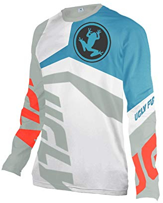 UGLY FROG MTB Jersey Damen Kurzarm/Langarm Downhill Trikot Radtrikot Damen Mountainbike Freeride BMX Fahrradtrikot Motocross DH FR Offroad Bekleidung