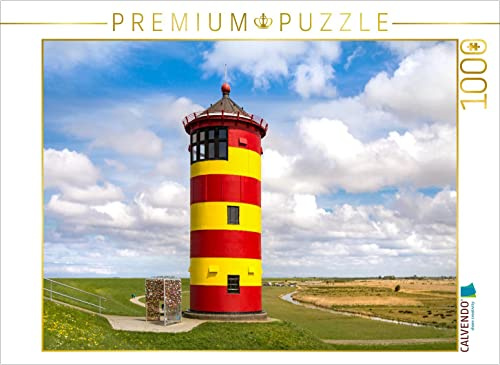 CALVENDO Puzzle Leuchtturm Pilsum 1000 Teile Puzzle quer | Lege-Größe cm Foto-Puzzle für glückliche Stunden