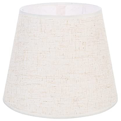 YARNOW Lampenschirm Lichtabdeckung Für Lampe Tischlampe Textilschirm Wandlampenschutz Alte Glühbirnen Ersatzlampenabdeckung Stehlampe Schirm Deckenlampe Weiß Eisen Schreibtischlampe