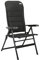 HOMECALL 3D Mesh Cover - XXL Oversize Recliner with 5 Adjustable Position Armrest Garden Chair Aluminium Caravan Folding Chair