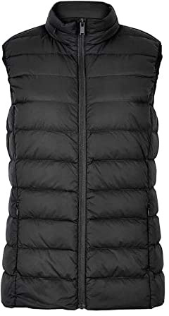 JACK IN THE BAG SIZES 8-26 Soft Lightweight Body Vest Warmers, Gilet With Quilting And Zipped Pockets ((BLACK, 5XL)