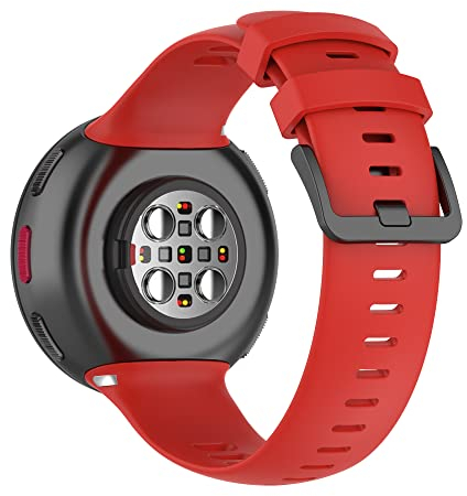 TopTen Uhrenarmband kompatibel mit Polar Vantage V2, Silikonarmband, Ersatzarmband