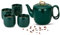 ZENS Teapot with Infuser, 1000ML Entwined Handle Porcelain Loose Leaf 4 Cups Tea Set, Gold Trim Luxury Japanese Gift Tea Pot for Afternoon Tea/Green