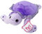 BEMIRO Schildkröte Kuscheltier Gisela Glitzer lila - ca. 25 cm, Kuscheltier Schildkröte, Meeresschildkröte, Stoffschildkröte, Schildkröte Plüschtier, Stofftier Schildkröte