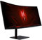 Acer Nitro XV345CUR X Gaming Monitor 34 Zoll (86 cm Bildschirm) UWQHD, VA, 240Hz DP, 100Hz HDMI, 1ms/0.5ms(GTG, Min.), 2xDP 1.4, 2xHDMI 2.0, Curved, höhenverstellbar, FreeSync Premium