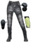 SHUOJIA Motorradhose Damen, Motorrad Jeans Damen Aus Aramidfaser,Motorrad Schutzhose Hose Mit Protektoren (Black Female-A,M)