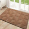 Homaxy Door Mats Indoor, 50 X 80 cm, Machine Washable Inside Door Mat, Dirt Trapper Soft Doormats, Super Absorbent Entrance Rug, Non-slip Floor Mat For Front Back Door, Pets and Dogs (Brown)