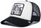 Goorin Bros. Unisex-Erwachsene The Farm Original Adjustable Snapback Mesh Trucker Hat Baseballkappe, Schwarz/Weiß (der weiße Tiger), Einheitsgröße