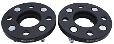 SHLPDFM Ensemble de 2 pièces d'élargisseur de voie avec disques d'espacement de 15 mm Ø63,3 4x108mm avec 8 vis de roue M12x1,5