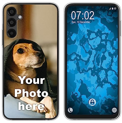 PhoneNatic personalisierte Handyhülle für Galaxy A54 5G in Clear Custom Case zum selbst gestalten mit eigenem Foto Bild Text individuell