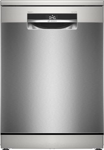 Bosch Serie 6, lavastoviglie indipendente, 60 cm, Silver Inox, SMS6ECI11E