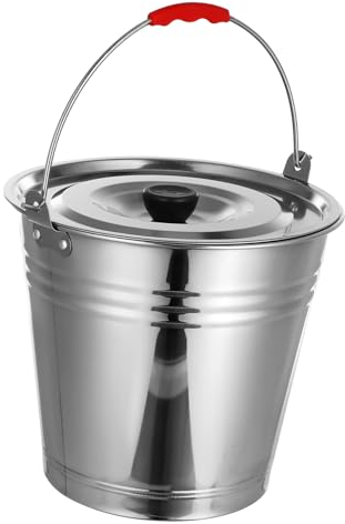 MAGICLULU 2 Stk Milcheimer Ziegenmilch für Hunde Flüssigkeitshalter edelstahleimer eiswurfel behälter Bier Kühler langlebiger Eimer praktischer Eimer Herd Weidemilch Milchkanne