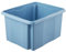 keeeper Aufbewahrungsbox mit Dreh-/Stapelsystem, 24 l, 41 x 34,5 x 22 cm, Emil Eco Line, Blau (Eco Sky Blue)