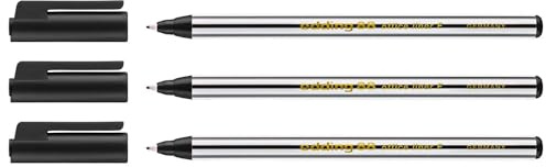EDDING Fineliner 88, Schwarz, feine Spitze, 0,6 mm, 3 Stück