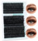 Fluffy Extension Cils 60D+80D+100D Cils Individuel 275Pcs Extension De Cils D Curl Cils Individuels 10-18mm Extensions De Cils Extension Cils Volume Russe by Obeyalash