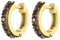 Emporia Damen Ohrringe silber 925 mit echten Champagner-Diamant Ohhringe vergoldete Ohrringe Silberohrringe Steckend Luxus Stil besondere anlässe ohrringe geschenke für frauen