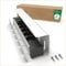 UNITURE® Kabelkanal Schreibtisch [DEKRA Zertifiziert] - 1er Set Kabelmanagement Schreibtisch - 40cm Kabelhalter Schreibtisch - Kabelführung Schreibtisch - Cable Management Under Desk - Weiß