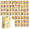 Zenithle Sammelkartenspiel 55 Verschiedene Karten Schwarz Gold Seltene Karten Set, Keine Duplikate Karikaturen Comics Sammelkarten (A Gold)
