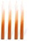 Scentoria Stabkerzen Bunt - Dip Dye Kerzen Höhe 22 cm ø 2,1 cm, Spitzkerzen, Tropfkerzen für Flaschen Rituals Kerze, Gemischt Weiß-Braun für Ferm Living