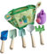 WOONEKY Pflanzset Kinder 9 Teiliges Gartenwerkzeug Set Mit Gießkanne Pädagogisches Für Outdoor Aktivitäten Ideales Gartenspielzeug Für Jungen Und Ädchen Farbenfrohes Zubehör Für Kleine Gärtner