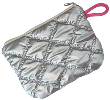 CYILPR Einzigartige Silberne Gesteppte PU Beutel Platzsparende Designs Taschen Für Handtaschen Oder Taschen Geeignet Für Modische Frauen