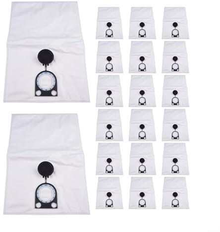 Lot de 20 sacs à poussière de rechange pour aspirateur Bosch GAS 35 L SFC+, GAS 35 M AFC, tissus non tissés