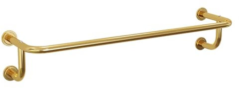 Jcgly Wand Kleiderständer, Moderne Kleiderstange aus Rohr, Robuster Kleiderständer aus Edelstahl, Kleiderstange für Waschküche und Schrankaufbewahrung(Gold,60cm)