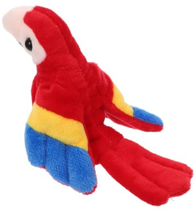Garneck Papageien-fingerpuppe Handpuppen Vogel Stofftier Taubenstofftier Tierpuppen Hand Vogelpuppe Fingerpuppen Vogel Stofftier Papagei Plüsch Stofftier Pp Baumwolle