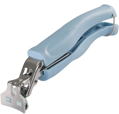 SPTECHMAKE Stainless Steel Anti-Scalding Hot Bowl Dish Plate Gripper Clips Tongs Clamp Holder for Moving Hot Plate or Bowls with Food Out from Instant Pot Microwave Oven (1, Blue)