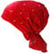 Cool4 Sommer Kopftuch Strand Bandana Meer Beanie Sonne Sonnenschutz Mütze Chemo Cap A04 (Rot maritim Gemustert mit schwarz weißen Ankern)
