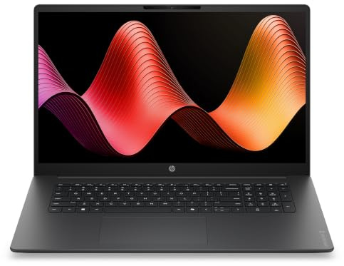 HP OmniBook 3 17-dp0005sfx Ordinateur Portable 17.3 FHD IPS, PC Portable (AMD Ryzen 5 40, RAM 8 Go, SSD 512 Go, AMD Radeon 610M Graphics, Windows 11), Laptop Argent, Clavier AZERTY