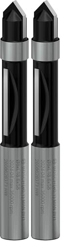 Bosch Accessories Bosch Professional Zubehör 2 608 628 371 Kopierfräser 8 mm, D1 8 mm, L 19 mm, G 64 mm (Packung mit 2)