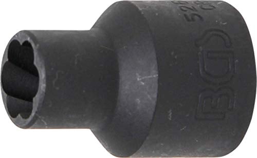BGS 5266-10 | Llave de vaso de perfil en espiral / extractor de tornillos| entrada 12,5 mm (1/2) | 10 mm
