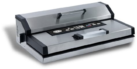 RGV Fresh Quality SV 300 Macchina sottovuoto Automatica, Doppia Saldatura, Larghezza Massima Sacchetti 30cm, Acciaio Inossidabile, Silver