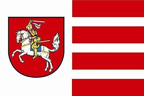 U24 Aufkleber Dithmarschen Flagge Fahne 8 x 5 cm Autoaufkleber Sticker
