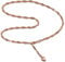 SilberDream Fußkette 333 rosegold Damen Silber Herz Zirkonia 25,5cm SDF0295E Silber Fußkette