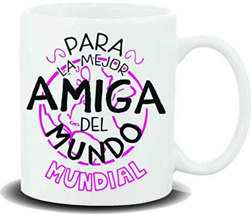 taza Mug con messaggio per la migliore amica tazze da colazione, non applicato