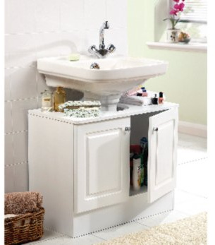 mysmartbuy.com Basin Pedestal Storage Unit Under Wash Furniture Cabinet Wood Cupboard Bathroom